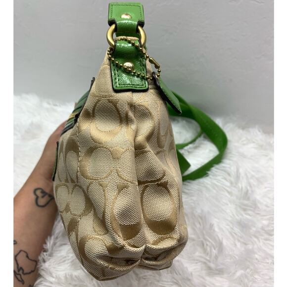 COACH Poppy Canvas Signature Crossbody - Picture 5 of 13